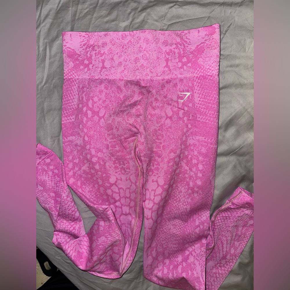 Gymshark Pink Patterned Leggings